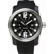 Izod Men's IZS1/1.BLACK Black Rubber Quartz Watch with Black Dial ...