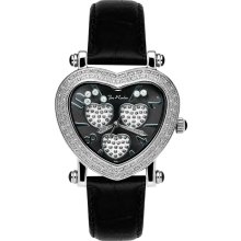 Joe Rodeo Heart 2 Row 0.75ct Diamond Ladies Watch JH1