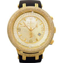 Joe Rodeo Mens Iced Out Master Diamond Watch (6.50CTW)