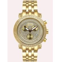 JoJo Diamond Watch Joe Rodeo 3.50ct Yellow Gold ...