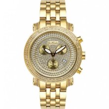 JoJo Diamond Watch Joe Rodeo 3.50ct Yellow Gold