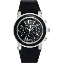 Juicy Couture HRH Black Rubber Ladies Watch 1900899