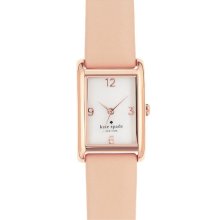 kate spade new york 'cooper' leather strap watch