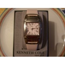 Kenneth Cole Ladies Watch.....lt.pink Dial And Pink Leather Strap