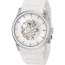 Kenneth Cole Men's Automatic Kc9120 White Polyurethane Quartz Watch