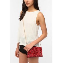 Kimchi Blue Dotted Tri-Gusset Crossbody Clutch