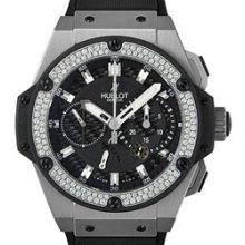 King Power Zirconium Diamonds (Zirconium-Diamonds / Black Carbon / Rubber Strap)