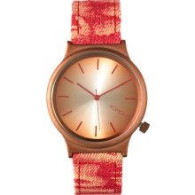 Komono Watch Hawaiian Sunset Wizard-Print Series Redgold