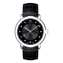 Ladies' 88 RUE DU RHONE Diamond Accent Watch with Black Dial (Model: