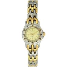 Ladies Bulova 98m41 Marine Star Two Tone St Steel Watch W/ Date 6