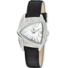 Ladies Charles Hubert Stainless Steel Swarovski Crystal 32mm Watch Xwa2666