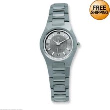 Ladies Chisel Tungsten CZ Dial Wrist Watch Jewelry (Each)