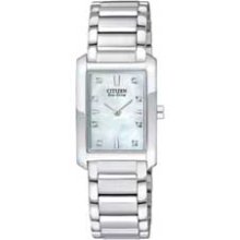 Ladies' Citizen Eco-Drive Palidoro Diamond Accent Watch with Tonneau