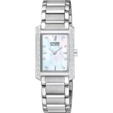 Ladies' Citizen Palidoro Diamond Stainless Steel Eco-drive Watch