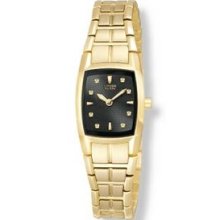 Ladies Eco-drive Citizen Stainless Steel Gold Tone Watch