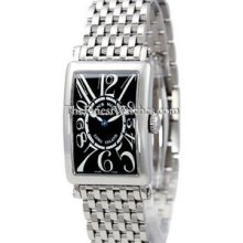 Ladies Large Franck Muller Long Island White Gold 1002QZO Watch