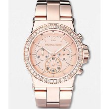 Ladies' Rose Gold Chronograph Watch