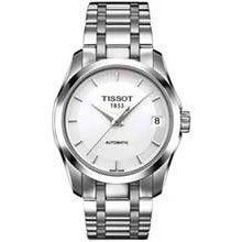 Ladies' Tissot Couturier Automatic Watch with White Dial (Model: