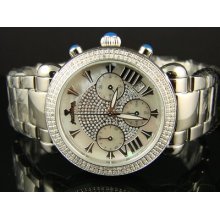 Ladies Womens Jojo/just Bling Ss Metal Diamond Watch