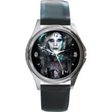 Lady Gaga The Born This Way Ball Poster Picture Silver Tone Round Metal Watch