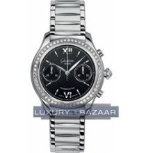 Lady Serenade Chronograph (SS-Diamonds / Black / SS)