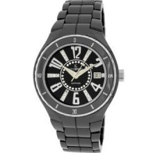 Le Chateau All Black Ceramic Women's Watch -5871ss-blk