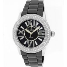 Le Chateau Black Ceramic Women's Watch 5870ssws-blk