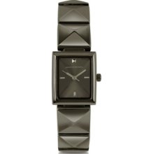 Leonardo Delfuoco Designer Women's Watches, Samantha - Black Stainless Steel Bracelet Watch