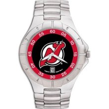 Logo Art Jersey Devils Men's Pro Ii Watch With Stainless Steel Band