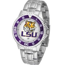 Louisiana State LSU Tigers Mens Steel Bandwrist Watch