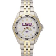 Louisiana State LSU Tigers All Star Mens Stainless Steel Bracelet Watch