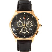 Lucien Piccard Men's Derby Rose Goldtone Watch