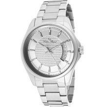 Lucien Piccard Watches Men's Excalibur Silver Dial Stainless Steel St