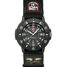 Luminox Navy SEAL Dive Watch Black Velcro Band - L3901