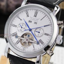 Luxury 2013 Mechanical Watch Year/month/date/week Automatic Mens Business Romen