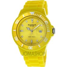 Madison Candy Time XL Yellow Mens Watch G4167-02-1