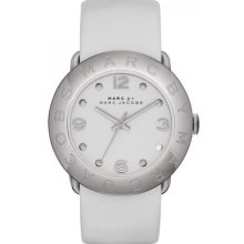 Marc By Marc Jacobs Amy White Leather Ladies Watch Mbm1223