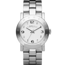 MARC by Marc Jacobs 'Amy' Crystal Bracelet Watch Silver