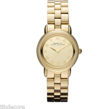 Marc Jacobs Mbm3174 Mini Marci Gold-tone Watch