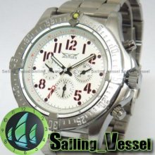 Marine Navy Automatic Mechanical Mens Military Wrist Watch + Week Date Day