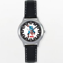 Marvel Captain America Time Teacher Stainless Steel Watch - Kids