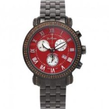 Matching Red Diamonds and Dial 3.50ct Black Joe Rodeo Watch