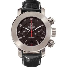 Meccaniche Veloci Men's W306ST_043 Automatic Chronograph Black Di ...