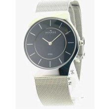 Men Ultra Slim Steel Mesh Band Skagen Watch 233lssb