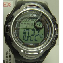 Mens 40mm Timex 1440 Sport Digital Wrist Watch Indiglo Strap