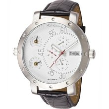 Mens Automatic Leather Temperature Humidity Wrist Watch Arhslsw