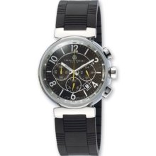 Mens Charles Hubert Stainless Steel Black Dial Chronograph Watch Xwa3238