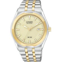 Mens Citizen Eco Drive Corso Watch In Steel