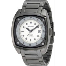 Men's Diesel Earth-Dweller Stainless Steel Case and Bracelet Silver Di