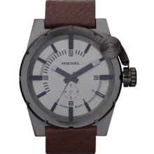 Men's diesel oversized gun metal watch dz4238